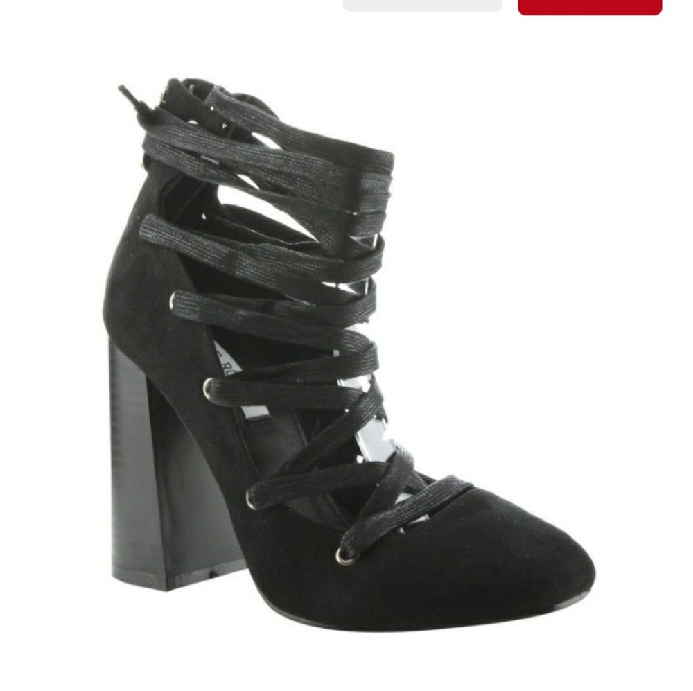 Cape Robbins Lace Up High Heel Lace Ups